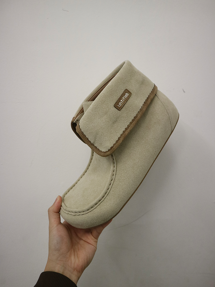 Suede Moc Boots(Ash Sand)
