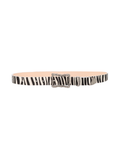 CRUSHED TRYPO ZEBRAHIDE BELT