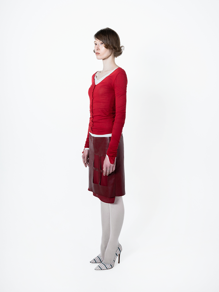 "Window" skirt