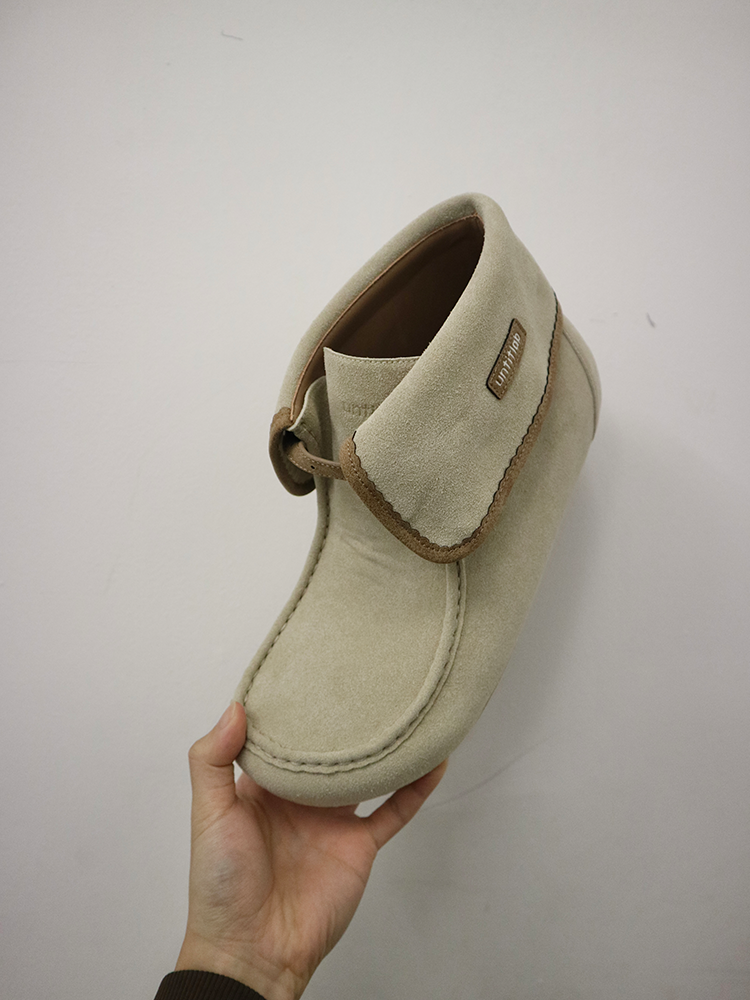 Suede Moc Boots(Ash Sand)