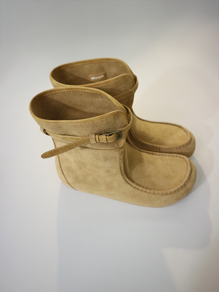 Suede Moc Boots(Burnt Wheat)