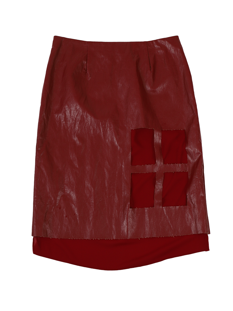 "Window" skirt