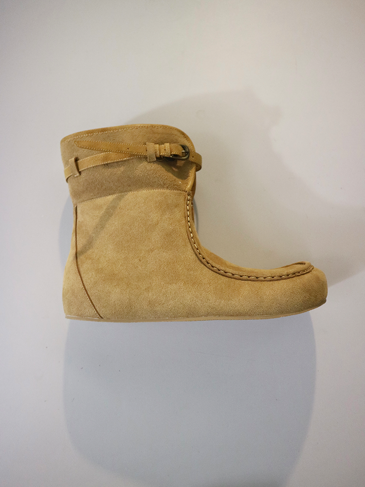 Suede Moc Boots(Burnt Wheat)