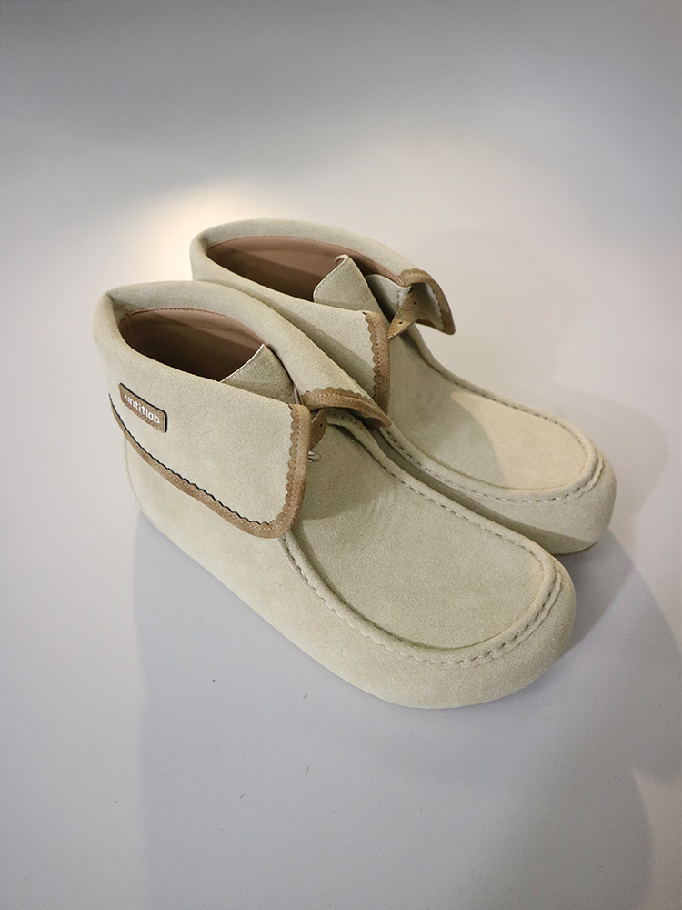Suede Moc Boots(Ash Sand)