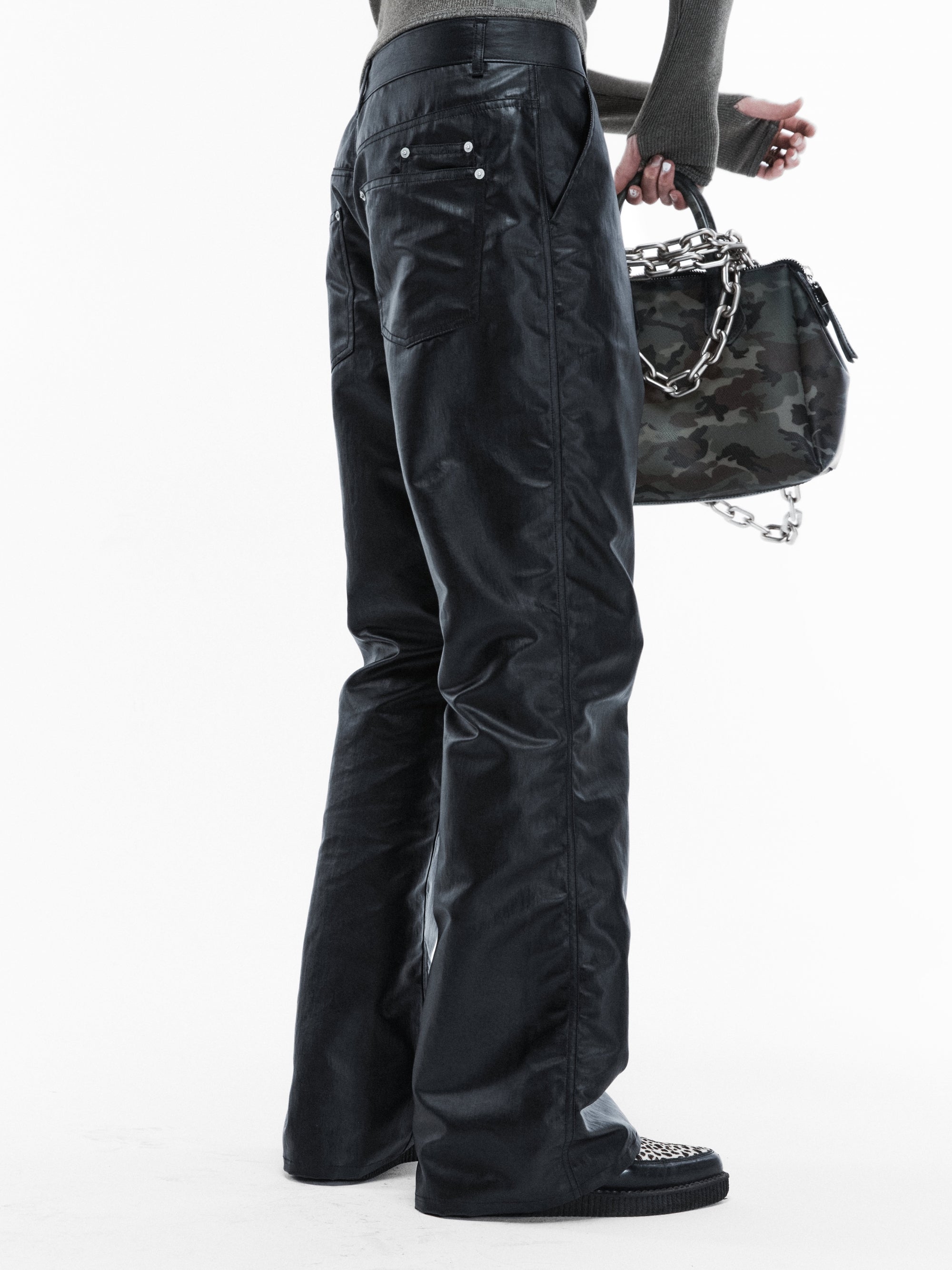 FLARE TPU PANTS (BLACK)