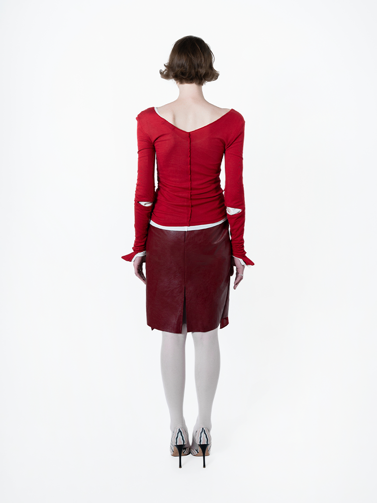 "Window" skirt